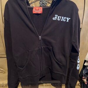 Juicy Couture Brown Zip-Up Hoodie